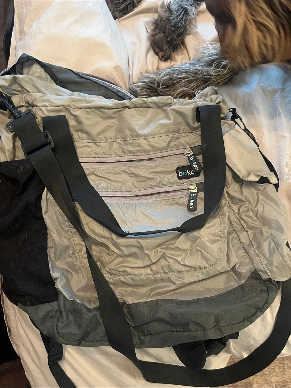 Waterproof hiking/diaper bag